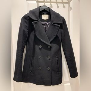 Aritzia Tna wool cashmere brandywine coat